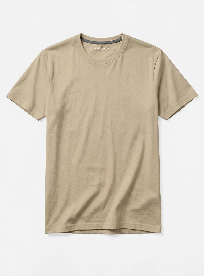 KIX | T-shirt essentiel en coton à col ras du cou
