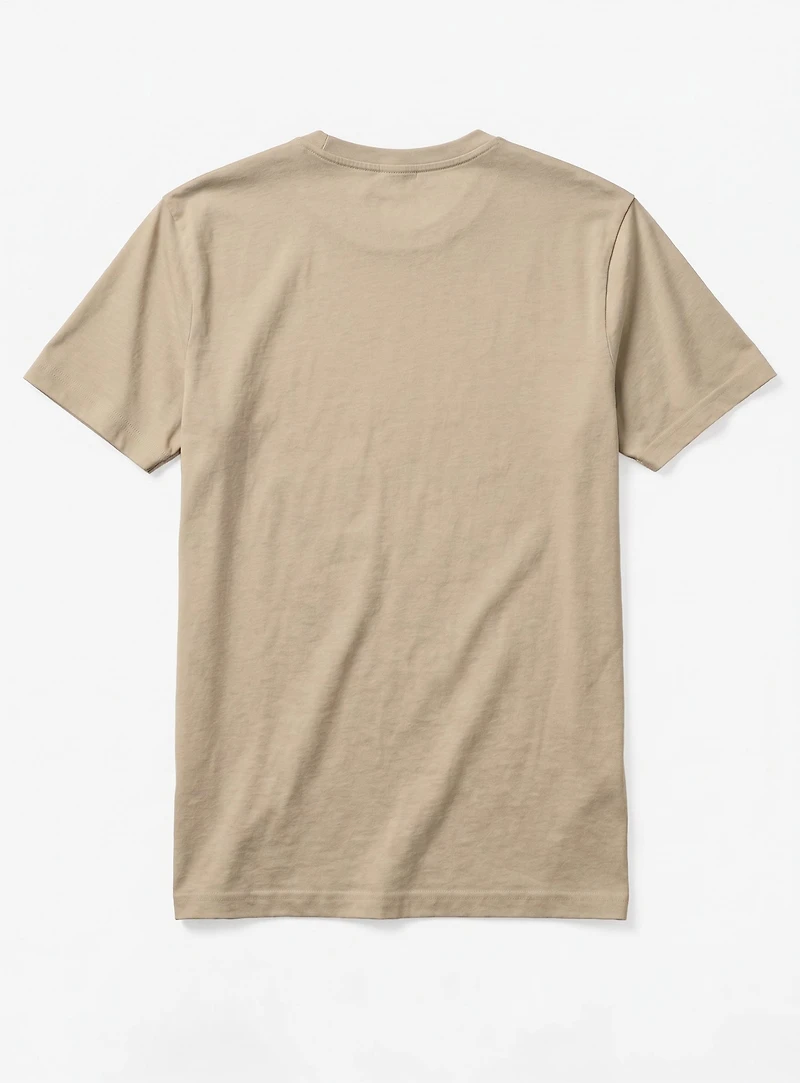 KIX | T-shirt essentiel en coton à col ras du cou