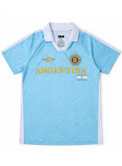Argentina Collar Soccer Jersey