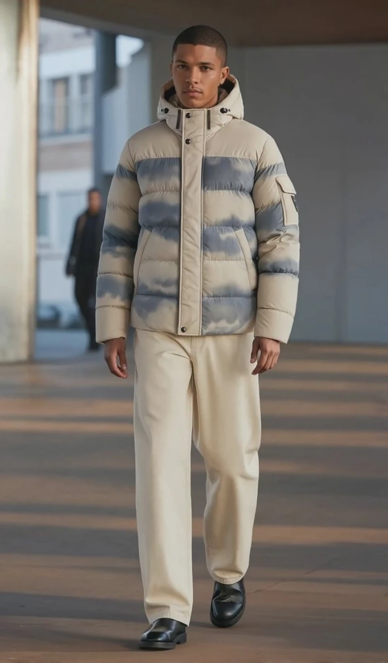 DOMITRI | Doudoune imprim