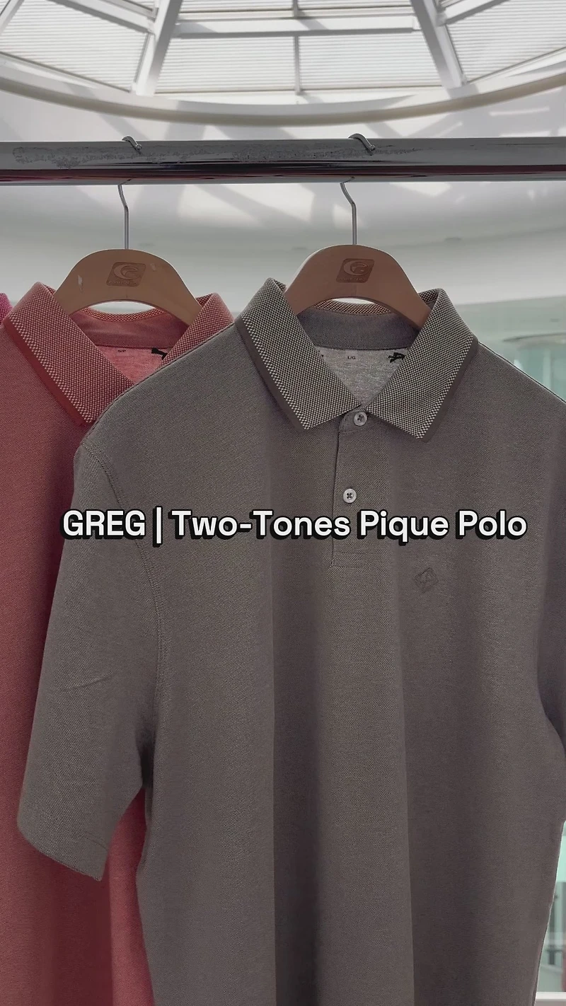 GREG | Polo En Piqué Deux Tons