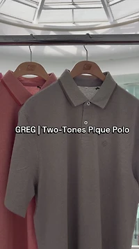 GREG | Polo En Piqué Deux Tons