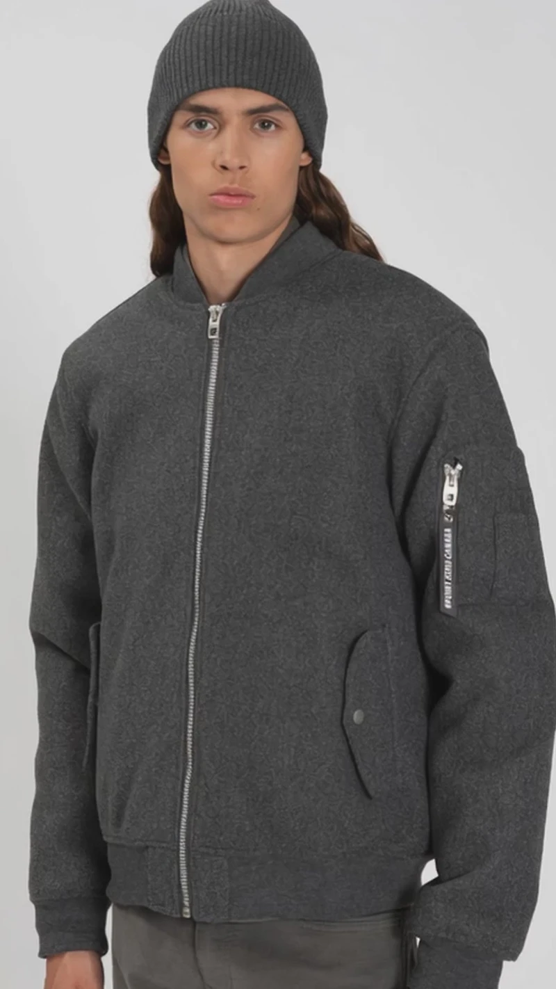 AVANDALE | Melton Bomber Jacket