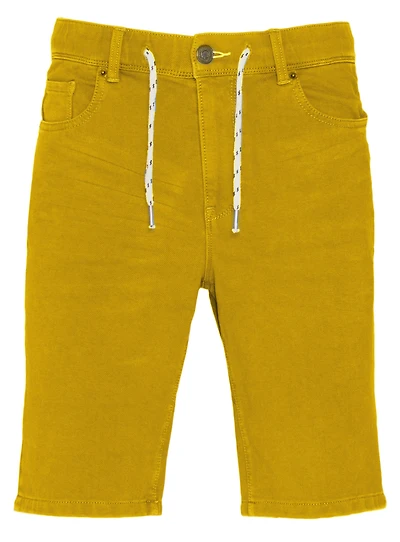 Mimosa | 5-Pocket Stretch Denim Shorts with Drawstring