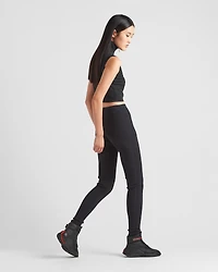 Tech Rec Re-Nylon piqué leggings