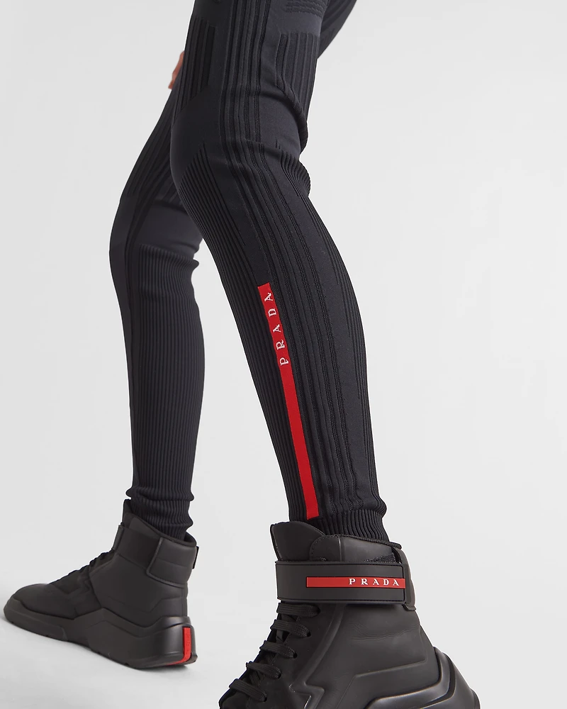 Tech Rec Re-Nylon piqué leggings