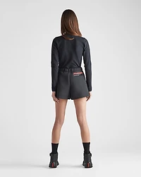 Tech Rec Re-Nylon piqué sports top