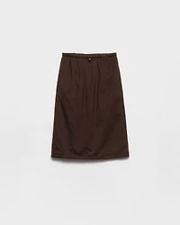Reversible cotton jersey and Re-Nylon skirt