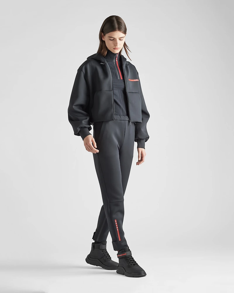 Technical jersey pants