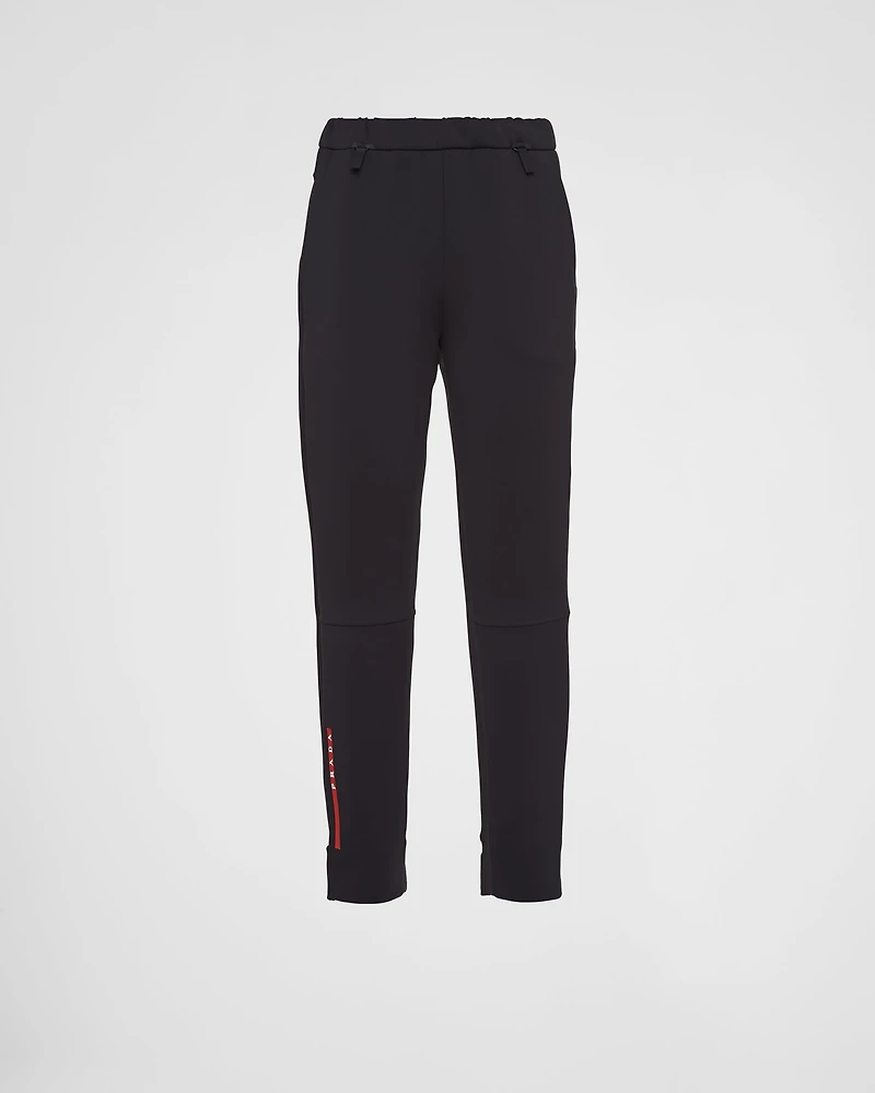 Technical jersey pants