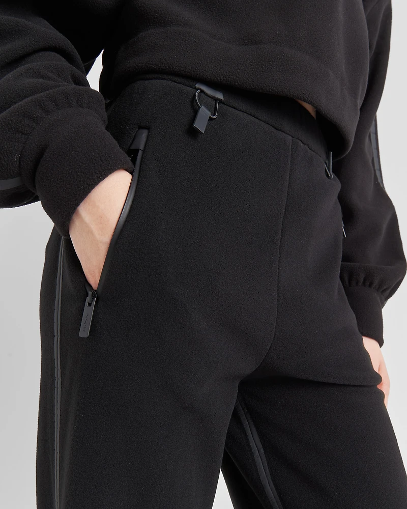 Recycled technical fleece joggers