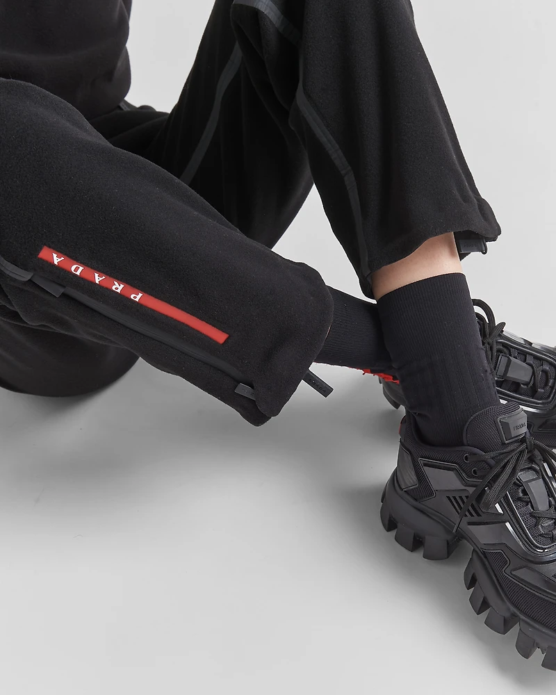 Recycled technical fleece joggers