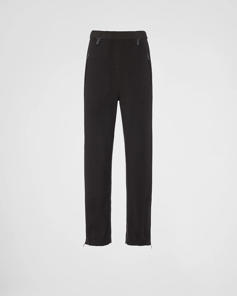 Recycled technical fleece joggers