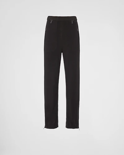 Recycled technical fleece joggers