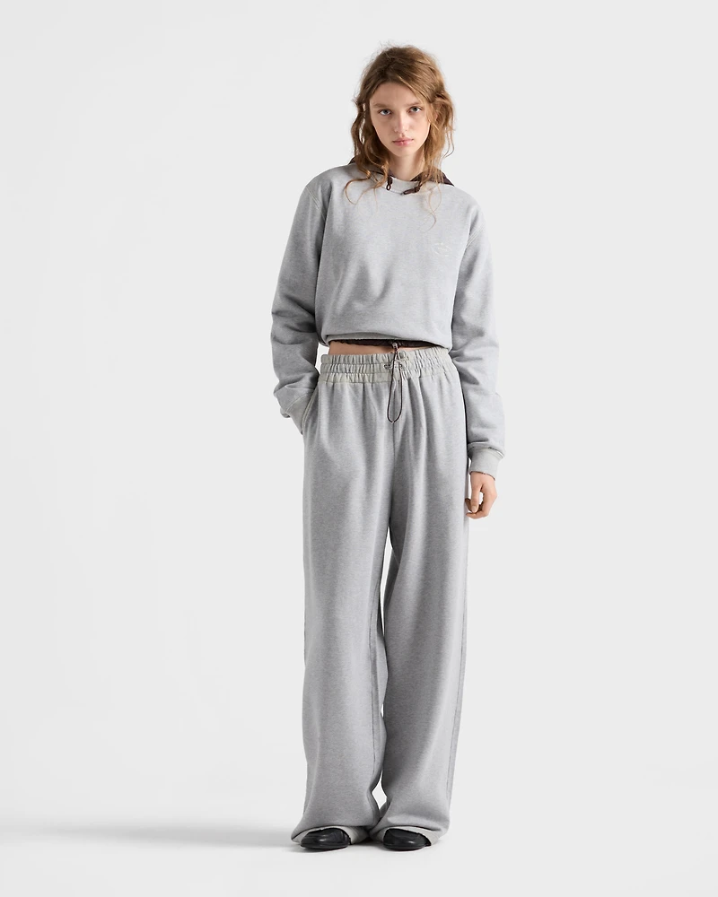Cotton fleece joggers
