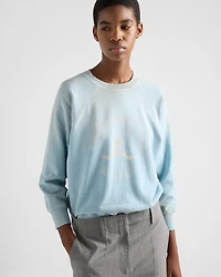 Cotton crew-neck sweatshirt
