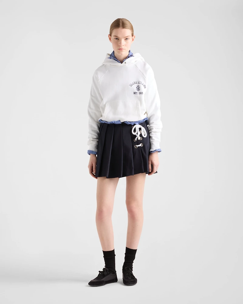 Cotton fleece hoodie
