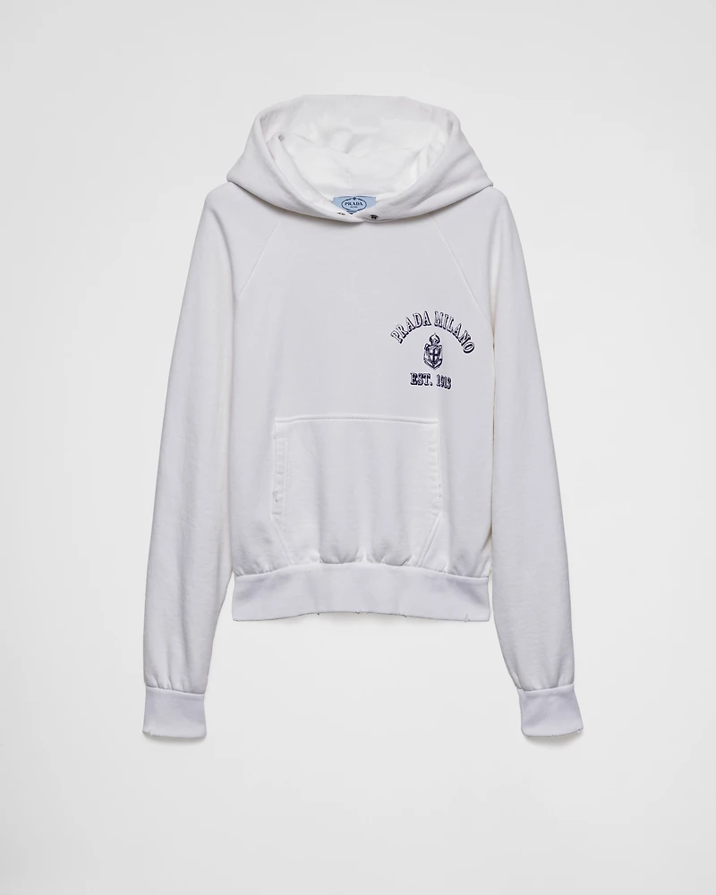 Cotton fleece hoodie