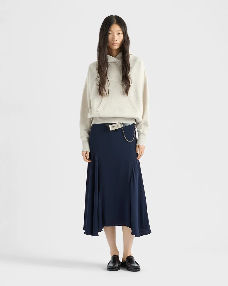 Cotton fleece hoodie
