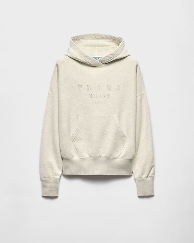 Cotton fleece hoodie