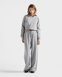 Cotton crew-neck sweatshirt