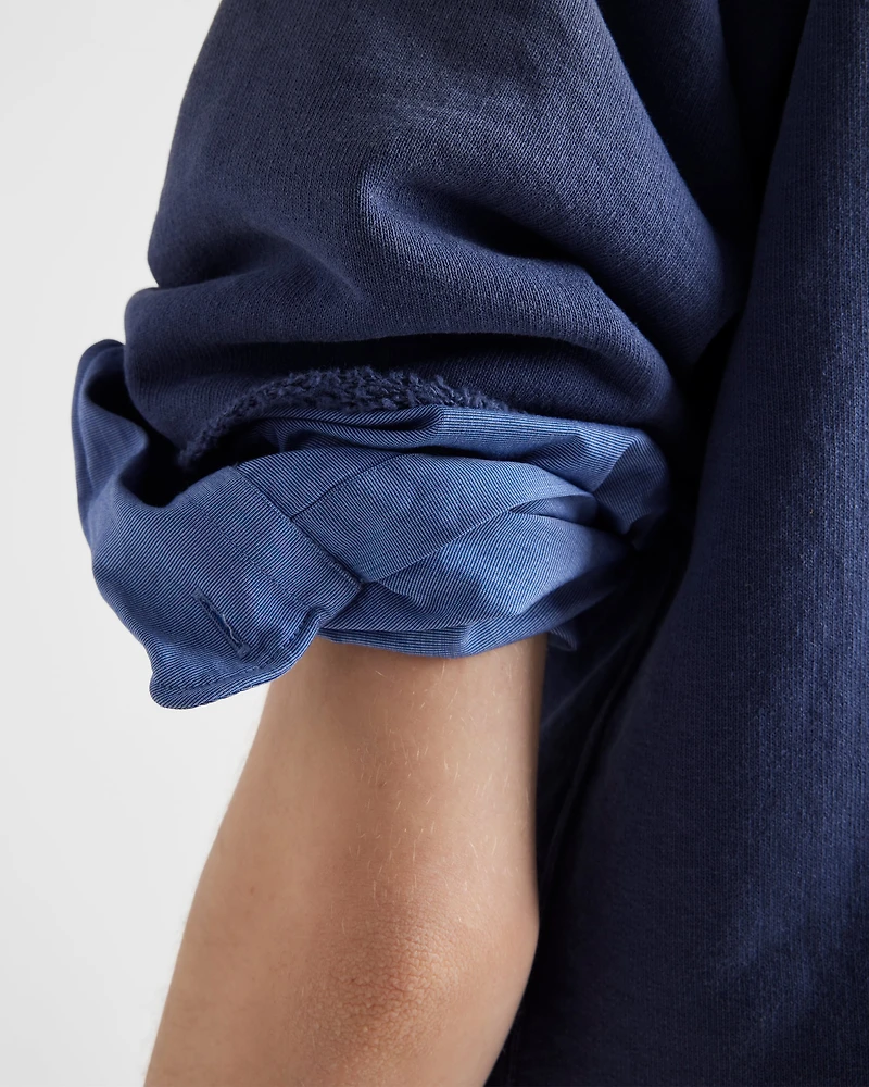 Cotton fleece T-shirt
