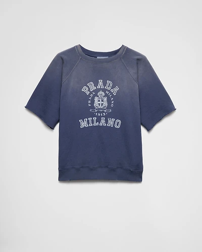 Cotton fleece T-shirt