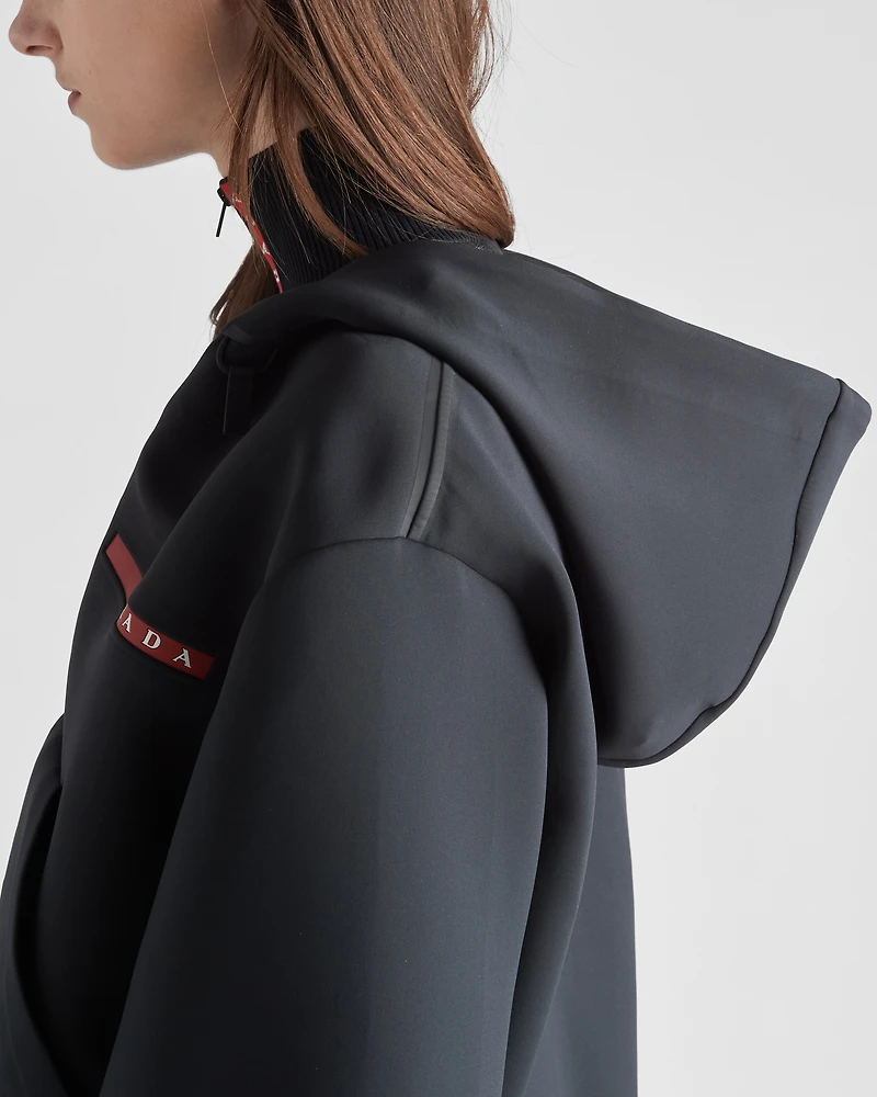 Recycled double jersey sweatshirt
