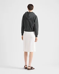 Cotton zipper hoodie