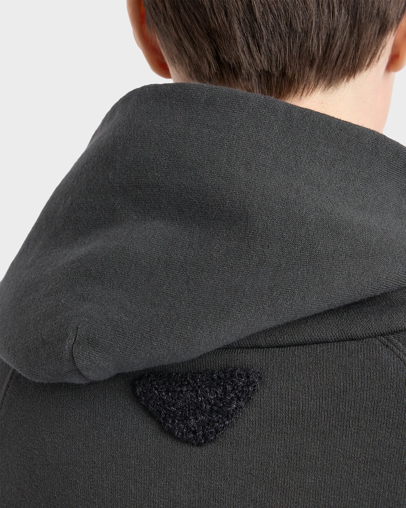 Cotton zipper hoodie