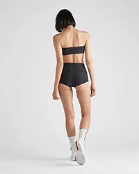 Stretch jersey swimsuit top