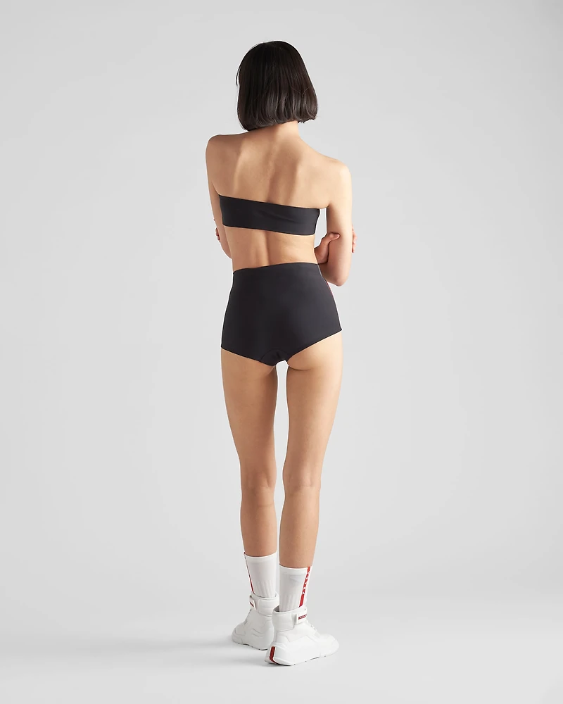 Stretch jersey swim shorts