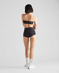 Stretch jersey swim shorts