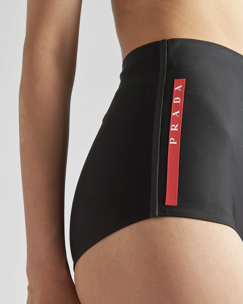 Stretch jersey swim shorts