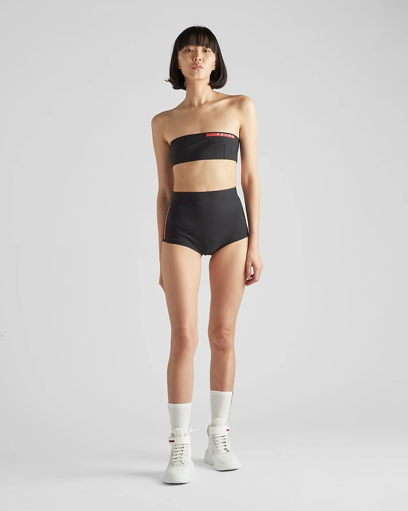 Stretch jersey swim shorts