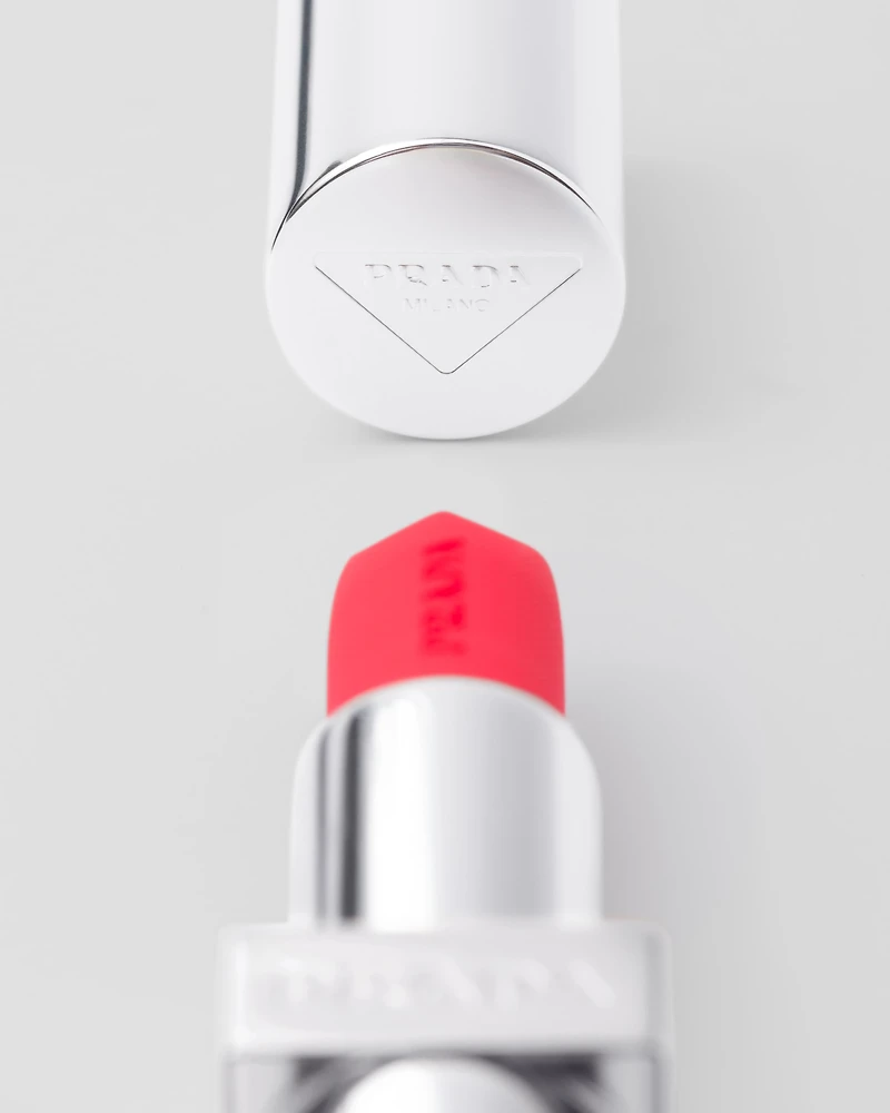 Prada Monochrome Soft Matte lipstick - R126 - SCARLATTO