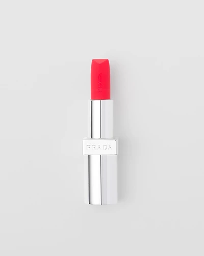 Prada Monochrome Soft Matte lipstick - R126 - SCARLATTO