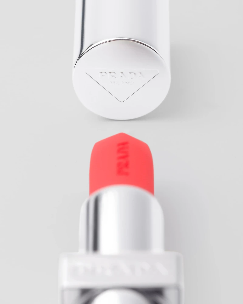 Prada Monochrome Soft Matte lipstick - O177 - FLAMINGO