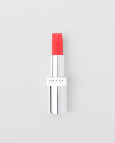 Prada Monochrome Soft Matte lipstick - O177 - FLAMINGO