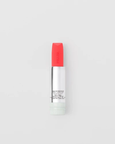 Prada Monochrome Soft Matte lipstick refill - O177 - FLAMINGO