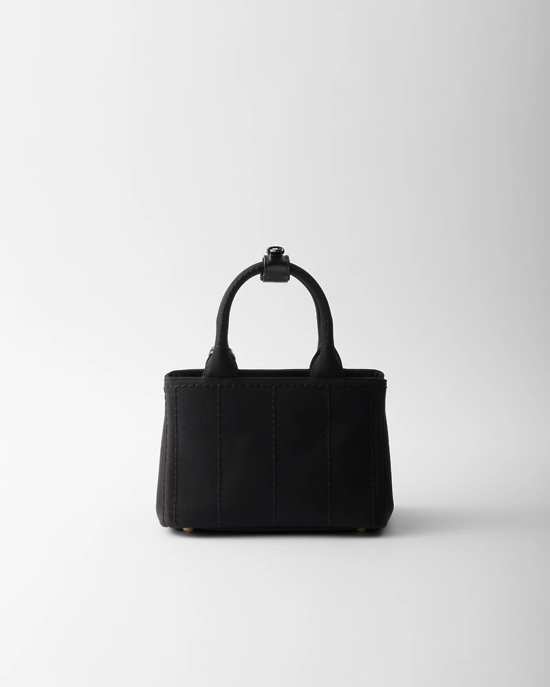 Prada Jardinière mini cotton canvas handbag