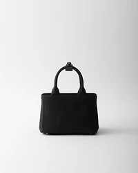 Prada Jardinière mini cotton canvas handbag