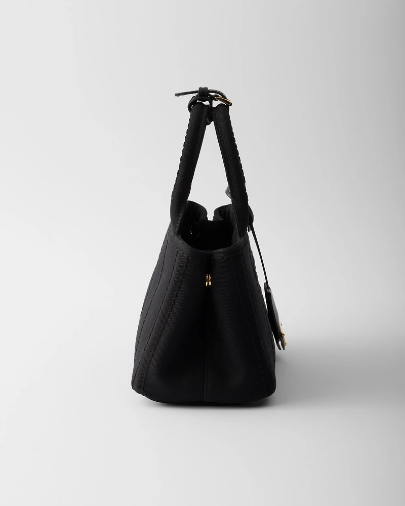 Prada Jardinière mini cotton canvas handbag