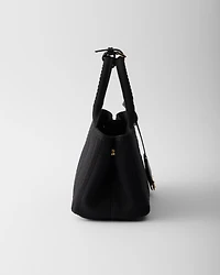 Prada Jardinière mini cotton canvas handbag