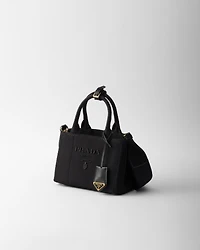 Prada Jardinière mini cotton canvas handbag