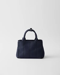 Prada Jardinière mini cotton canvas handbag