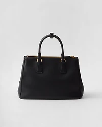 Prada Galleria large leather bag with floral appliqués