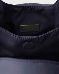 Mini padded Re-Nylon bag with bow