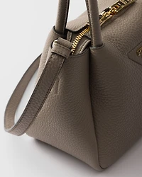 Leather mini handbag