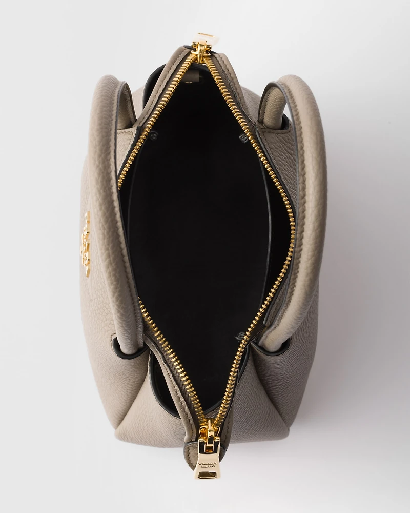 Leather mini handbag